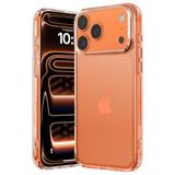 Minesk iPhone 17 Pro Max ile Uyumlu SuperMatt Serisi Arkası Parmak izi Tutmayan Sert Mat Polikarbonat Kenarları Tpu Silikon Metal Tuşlu Premium Şeffaf Kılıf Kapak (Klasik, 17 Pro Max)