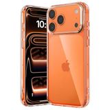 Minesk iPhone 17 PRO MAX/18 PRO MAX ile Uyumlu Crystal (Ultra Şeffaf Silikon) Kılıf Arkası Sert Polikarbonat Kenarları Yumuşak TPU Darbe Emici iç Hava Yastığı Destekli Kapak (17 Pro Max/18 Pro Max)