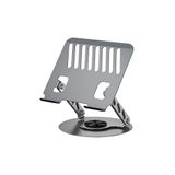 Minesk Macbook ve Laptop Standı 360 Derece Dönebilen Boyutu Ayarlanabilir Alüminyum Alaşım Ergonomik Tasarım Bilgisayar Tutucu (Bilgisayar Standı)