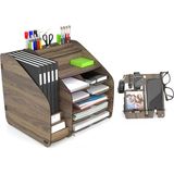 Mingitav Design OTTO Fx-xl Modest - 2 Renk - A4 Evrak Rafı Masaüstü Organizer design_otto_fx_XL_Modest (Ceviz)