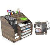 Mingitav Design OTTO Fx-xl Modest - 2 Renk - A4 Evrak Rafı Masaüstü Organizer design_otto_fx_XL_Modest (Ceviz)