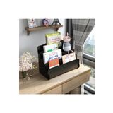 Mingitav Mini Lucky 4 Raflı Ahşap Masaüstü Mini Kitaplık Montessori Çocuk Kitaplığı Çocuk Odası Kitaplık