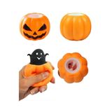 MİNGODAN Balkabağı Sıkmalı Stres Oyuncağı, Yumuşak Squishy, 3+ Yaş