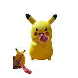 MİNGODAN Dil Çıkaran Pikaçu Oyuncak Pikachuu Sıkmalı Anti Stres Sert Plastik Duyusal Oyuncak