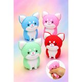 MİNGODAN Duyusal Kawaii Tilki Oyuncak Stres Oyuncağı Squishy Oyuncak Fidget Oyuncak Sıkılabilir Tilki Kawaii Hediyelik Oyuncak Anti Stres