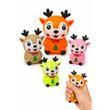 MİNGODAN Duyusal Oyuncak Squishy Geyik Stres Oyuncağı Sıkılabilir Fidget Oyuncak Yumuşak Eğitici Oyuncak 10 cm