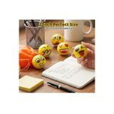 MİNGODAN Emoji Stres Topu 1 Adet Sıkmalı Sünger Top El Bilek Egzersiz Topu Anti Stres Duyusal Squishy Oyuncak Avuç İçi Top