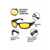 MİNGODAN Sarı Gece ve Gündüz Sürüş Gözlüğü HD Gece Görüşlü, Araba Gözlüğü Göz Kamaştırmayan Sürüş Gözlüğü