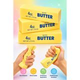 MİNGODAN Tereyağı Squishy Stres Oyuncağı Yavaş Yükselen Sıkma Oyuncağı Fidget Oyuncak Duyusal Anti Stres El Egzersiz Oyuncağı Çocuk ve Yetişkin İçin 1 Adet