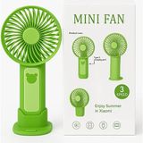 MİNGODAN USB Şarjlı Vantilatör – El Fanı - Fan Soğutucu - Yeşil