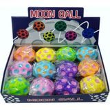 MİNGODAN Zıplayan Top Anti Stres Esnek Top Bounce Moon Ball 1 Adet Uzay Topu Bahçe Oyuncağı Elastik Sık Bırak