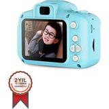 Mini 1080P Hd Çocuk Kamera Dijital Fotoğraf Makinesi 2.0 Inç Ekran - Mavi