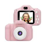 Mini 1080P Hd Kamera Çocuklar Için Dijital Fotoğraf Makinesi Cmr9 - Pembe