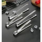 Mini 12.5 cm Buz Maşası - Şeker Limon Maşası Kokteyl Servis Maşası 5 Li Paket 304 Paslanmaz �