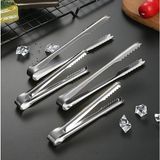 Mini 12.5 cm Buz Maşası - Şeker Limon Maşası Kokteyl Servis Maşası 5 Li Paket 304 Paslanmaz Çelik 721753 - 5 ADET 12.5 CM