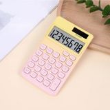 Mini 12 Basamaklı LCD Ekranlı Cep Hesap Makinesi, Sevimli ve Estetik Tasarım - Seçenek 1 - Ahşap