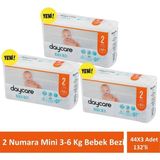 Mini 2 Numara 3-6 kg Bebek Bezi 3X44 132 Adet