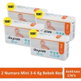 Mini 2 Numara 3-6 kg Bebek Bezi 4X44 176 Adet
