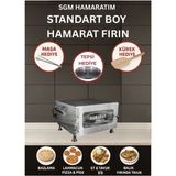 Mini 2000W Metalik Fırın, Bazlama, Lahmacun, Pide, Pizza, Et, Tavuk, Balık, Tandır - Altın