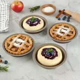 Mini 4 Lü Tart Kalıbı Kahverengi