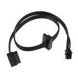Mini 4 Pin To 2x Sata Ssd Power Supply Anakart Hdd Güç Kablosu