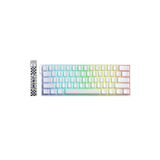 Mini 60 He Pro Hall Effect Manyetik Klavye Rapid Trigger Mistcloud Switch 8000Hz Tkl Hot Swap Oyuncu Klavyesi Beyaz