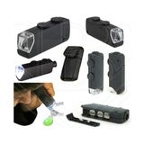 Mini 60X 100X Zoom Lens Odak Takı LED Cep Mikroskop Büyüteç - Çok Renkli