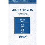 Mini Adisyon Numaralı 1.Hamur 50X2 Otokopili 10’Lu Paket Özkan