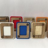 Mini Ahşap İşleme Figüratif Fotoğraf Çerçevesi Hediyelik 10 Adet