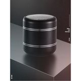 Mini Alüminyum Tws Kablosuz Bluetooth Hoparlör – Yuvarlak Metal Tasarım, Yüksek Bas ve Taşınabilir Özellikler ( Lisinya ) - Belirtilmemiş