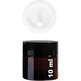 Mini Amber Cam Kavanoz, 10 ml Hacimli, Sızdırmaz Kapaklı, Krem ve Kozmetik Saklama Kutusu, Lip Balm 6 Adet