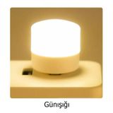 Mini Ampul 1w Taşınabilir Usb Led Işık - Powerbank Laptop Pc Uyumlu Günışığı Renk Gün Işığı