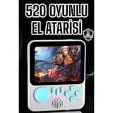 Mini Atari El Atarisi 3.5 Inç Ekran Çift Konsol 666 Adet Retro Oyun Gameboy El Atarisi - Belirtilmemiş