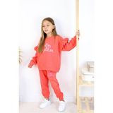 Mini Bambi Kız Çocuk Fitilli Better Together Alt-Üst Takım Nar Çiceği - Nar Çiçeği - 3 - 4 Yaş
