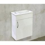 Mini Beyaz 42*24 Cm Mdf Banyo Dolabi Alt Modül Beyaz