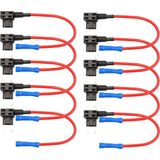 Mini Bıçak Sigorta Çoklayıcı Fuse Tap 10 Adet - Tek Ebat