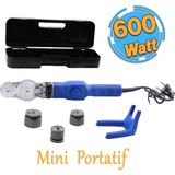 Mini Boru Kaynak Makinesi 600 W Endüstriyel Makina Pafta Seti 25 Mm 20 Mm 32 Mm Pprc Pvc Plastik