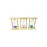 Mini Boy Ucuz Ahşap Kum Saati - Lisinya - 001-Renkli