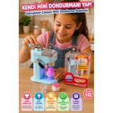 Mini Brands Really Works Magic Cook Mini Dondurma Makinesi Oyuncak Seti 1:12 Ölçek Uv Işıklı