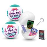 Mini Brands ZURU gerçek minyatür kitap markaları koleksiyonu oyuncak, kapsül 5 gizemli minyatür kitap, çocuklar ve gençler ve yetişkinler için gerçek okunabilir sayfalar ve aksesuarlar