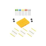 Mini Breadboard - 10 Adet Karışık Led - 30 Adet Direnç - 4 Adet Buton Seti