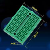Mini Breadboard Yeşil Yapışkanlı 170 Pin 1 Adet