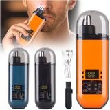Mini Cep Tipi Şarjlı Dijital Ekran Şarj Göstergeli Taşınabilir Burun Kulak Saç Kesme Makinesi - mini cep tıraş makinası