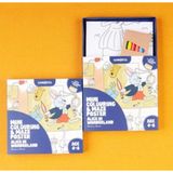 Mini Colouring and Maze Poster Alice in Wonderland / Kidmosfer / 8696058890285