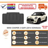 Mini Cooper 3 kapı 2014 Sonrası Halı Bagaj Havuzu