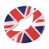 Mini Cooper F54 F55 F56 F60 Direksiyon Göbeği 3D Kaplama Sticker F Serisi - Kırmızı