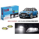 Mini Cooper LED Plaka Aydınlatma Ampul Seti FEMEX Parlak Beyaz