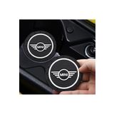 Mini Cooper R55 R56 R57 R58 R59 R60 F54 F60 2’li Bardak Altlığı Siyah Logolu 72mm