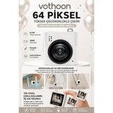 Mini Dijital Kamera 64MP 16X Digital Zoom Retro Vintage 1.4’’ekranlı Video Kamera Taşınabilir