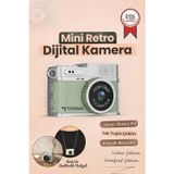 Mini Dijital Kamera Selfie Video Vlog Kamerası Mini Anahtarlık 1080P CMR35 Açık Yeşil